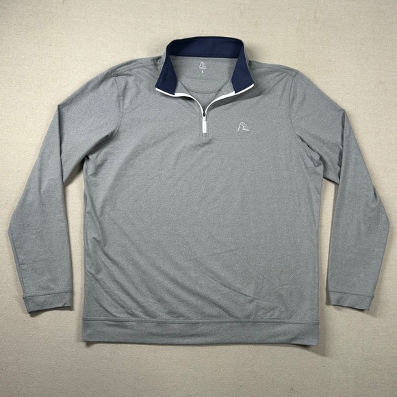 Rhoback Other - Rhoback Sweater Mens L Performance Golf 1/4 Zip Pullover Bunker Heather Wind